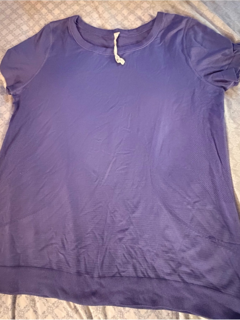 Lululemon size 12 Purple Women's Short-Sleeve Knit Top